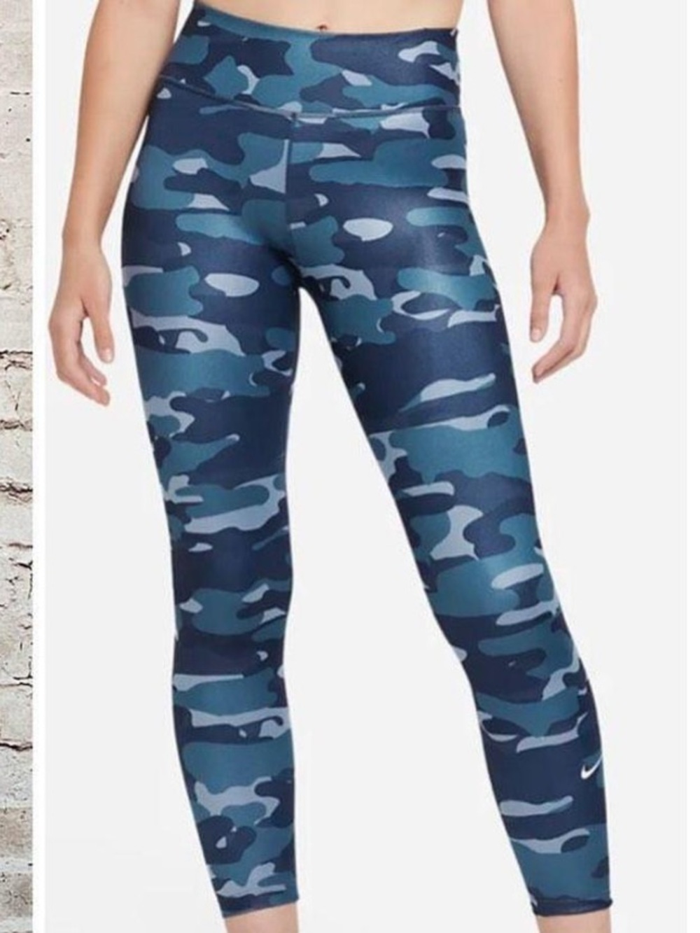 Nike Blue Camo Leggings